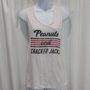 Bella - Bella Canvas Off White Graphic Tank Top M